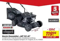 toom Baumarkt scheppach Benzin-Rasenmäher,,LMT 132-40" Angebot