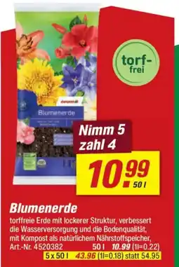 toom Baumarkt Blumenerde Angebot