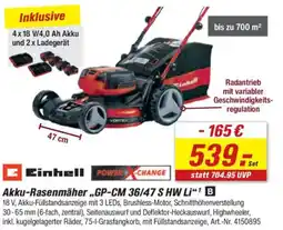 toom Baumarkt Einhell Akku-Rasenmäher,,GP-CM 36/47 S HW Li" Angebot