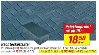 toom Baumarkt Rechteckpflaster Angebot