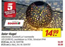 toom Baumarkt Solar-Kugel Angebot