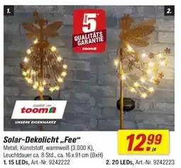 toom Baumarkt Solar-Dekolicht „Fee“ Angebot