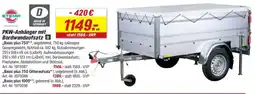 toom Baumarkt STEMA PKW-Anhänger mit Bordwandaufsatz Angebot