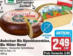 Hit Andechser Bio Alpenblumenkäse, Bio Wilder Bernd Angebot