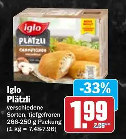Hit iglo PLÄTZLI Angebot