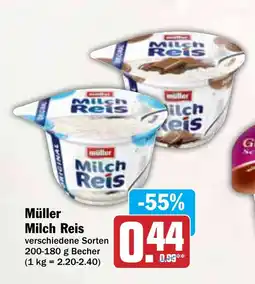 Hit Müller Milch Reis Angebot