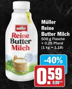 Hit Müller Reine Butter Milch Angebot