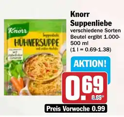 Hit Knorr Suppenliebe Angebot