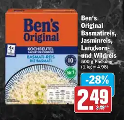 Hit Ben's Original Basmatireis, Jasminreis, Langkorn- und Wildreis Angebot