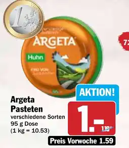 Hit Argeta Pasteten Angebot