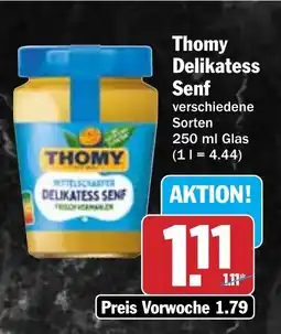 Hit Thomy Delikatess Senf Angebot