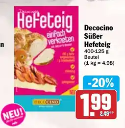 Hit Decocino Süßer Hefeteig Angebot