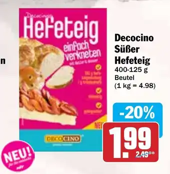 Hit Decocino Süßer Hefeteig Angebot