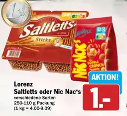 Hit Lorenz Saltletts oder Nic Nac's Angebot