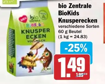 Hit bio Zentrale BioKids Knusperecken Angebot