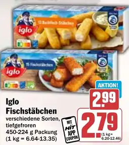 Hit Iglo Fischstäbchen Angebot