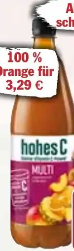 Hit hohes C Mehrfrucht-Saft versch. Sorten, Milder Apfelsaft oder Multivitamin Angebot
