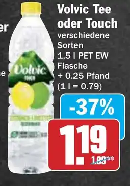 Hit Volvic Tee oder Touch Angebot