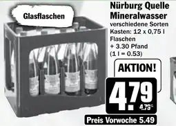 Hit Nürburg Quelle Mineralwasser Angebot