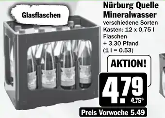 Hit Nürburg Quelle Mineralwasser Angebot