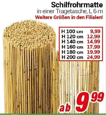 CENTERSHOP Schilfrohrmatte Angebot