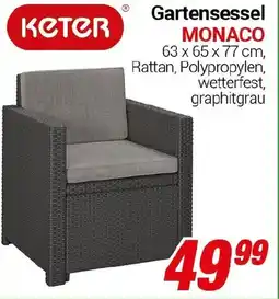CENTERSHOP Keter Gartensessel MONACO Angebot