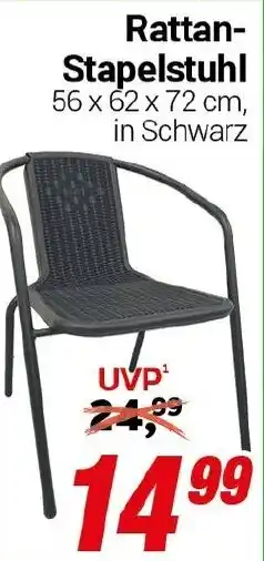 CENTERSHOP Rattan- Stapelstuhl Angebot