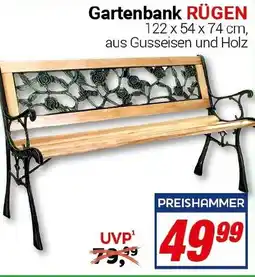 CENTERSHOP Gartenbank RÜGEN Angebot