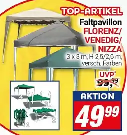 CENTERSHOP Faltpavillon FLORENZ/ VENEDIG/ NIZZA Angebot