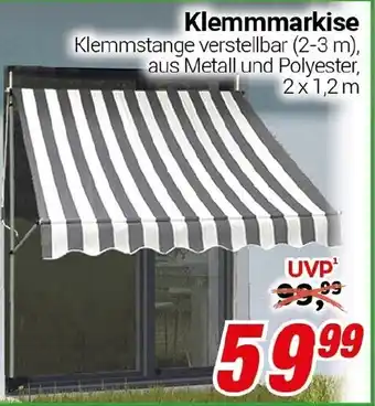 CENTERSHOP Klemmmarkise Angebot
