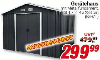 CENTERSHOP Gerätehaus Angebot