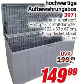 CENTERSHOP hochwertige Aufbewahrungsbox Angebot