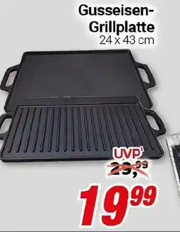 CENTERSHOP Gusseisen- Grillplatte Angebot