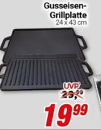 CENTERSHOP Gusseisen- Grillplatte Angebot