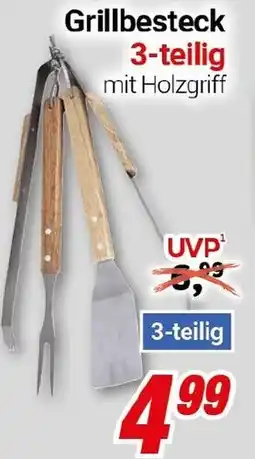 CENTERSHOP Grillbesteck 3-teilig Angebot