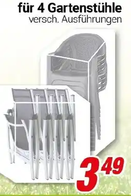 CENTERSHOP für 4 Gartenstühle Angebot