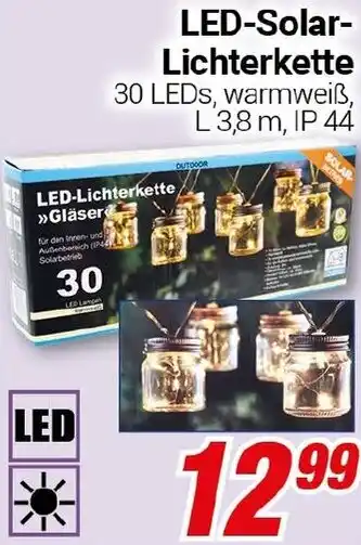 CENTERSHOP LED-Solar- Lichterkette Angebot