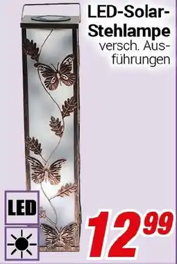 CENTERSHOP LED-Solar- Stehlampe Angebot