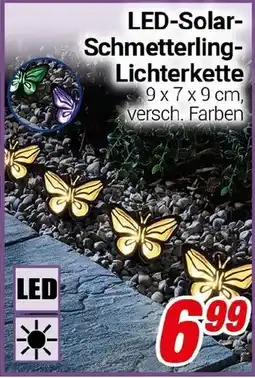 CENTERSHOP LED-Solar- Schmetterling- Lichterkette Angebot