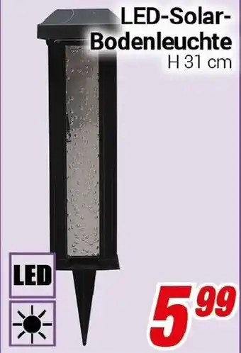 CENTERSHOP LED-Solar- Bodenleuchte Angebot