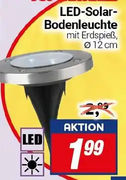CENTERSHOP LED-Solar- Bodenleuchte Angebot