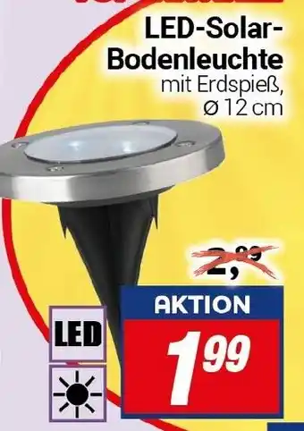 CENTERSHOP LED-Solar- Bodenleuchte Angebot