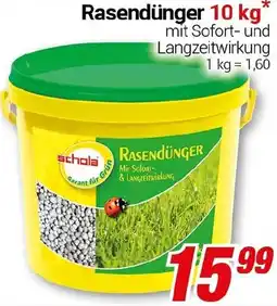 CENTERSHOP Schola Rasendünger Angebot
