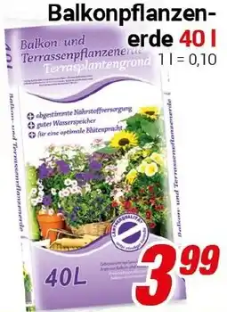 CENTERSHOP Balkonpflanzenerde Angebot