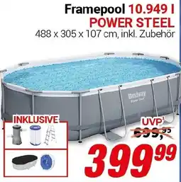 CENTERSHOP Bestway Framepool 10.949 l POWER STEEL Angebot