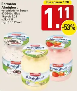 WEZ Ehrmann Almighurt Angebot