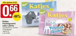 WEZ Katjes Fruchtgummi oder Lakritz Angebot