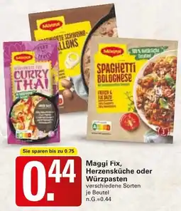 WEZ Maggi Fix, Herzensküche oder Würzpasten Angebot