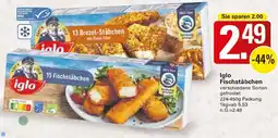 WEZ Iglo Fischstäbchen Angebot