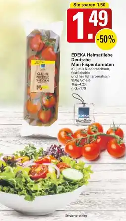 WEZ EDEKA Heimatliebe Deutsche Mini Rispentomaten Angebot